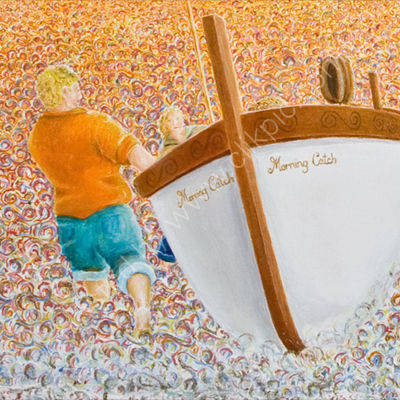 Detail Of Morning Catch